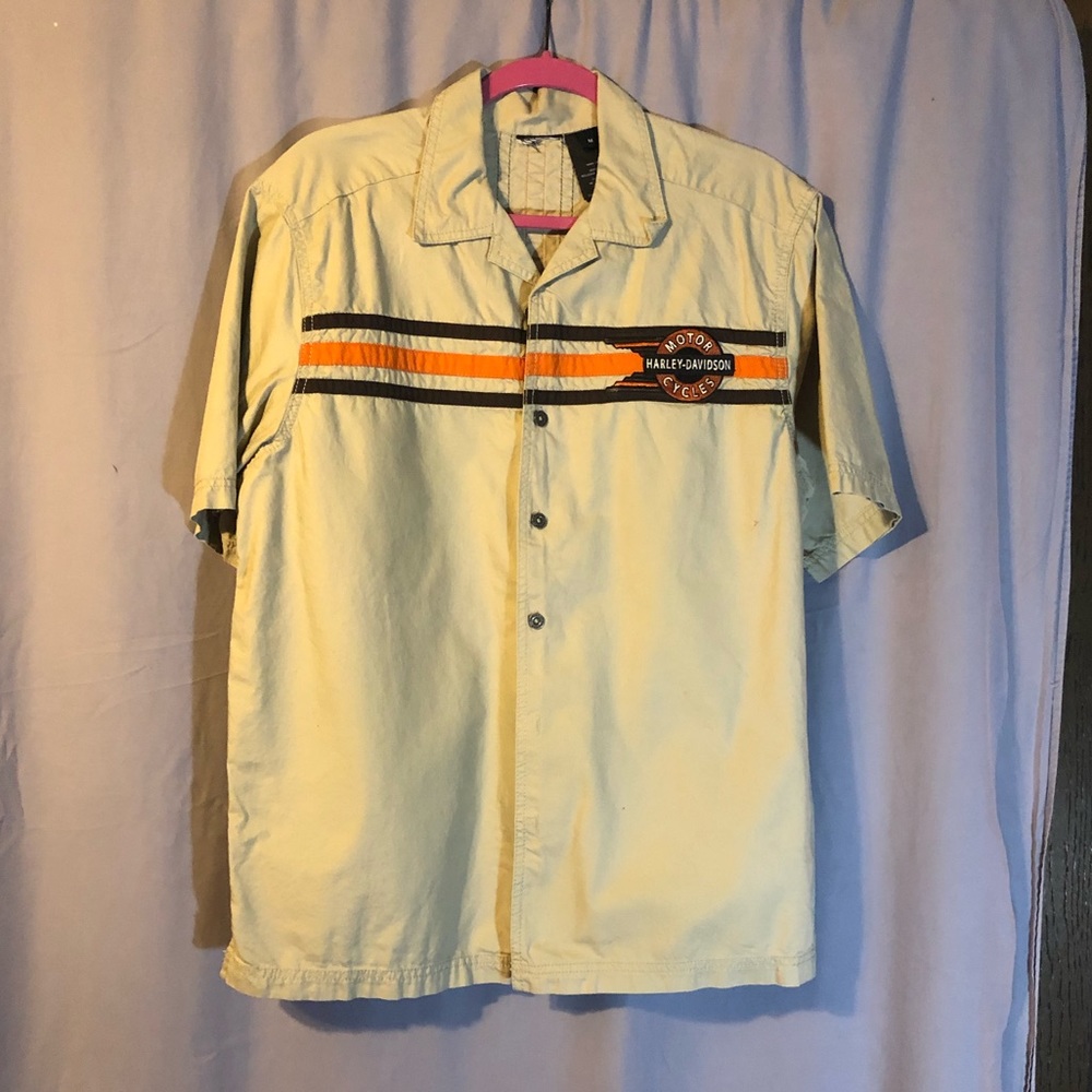 Harley Davidson bowling shirt
